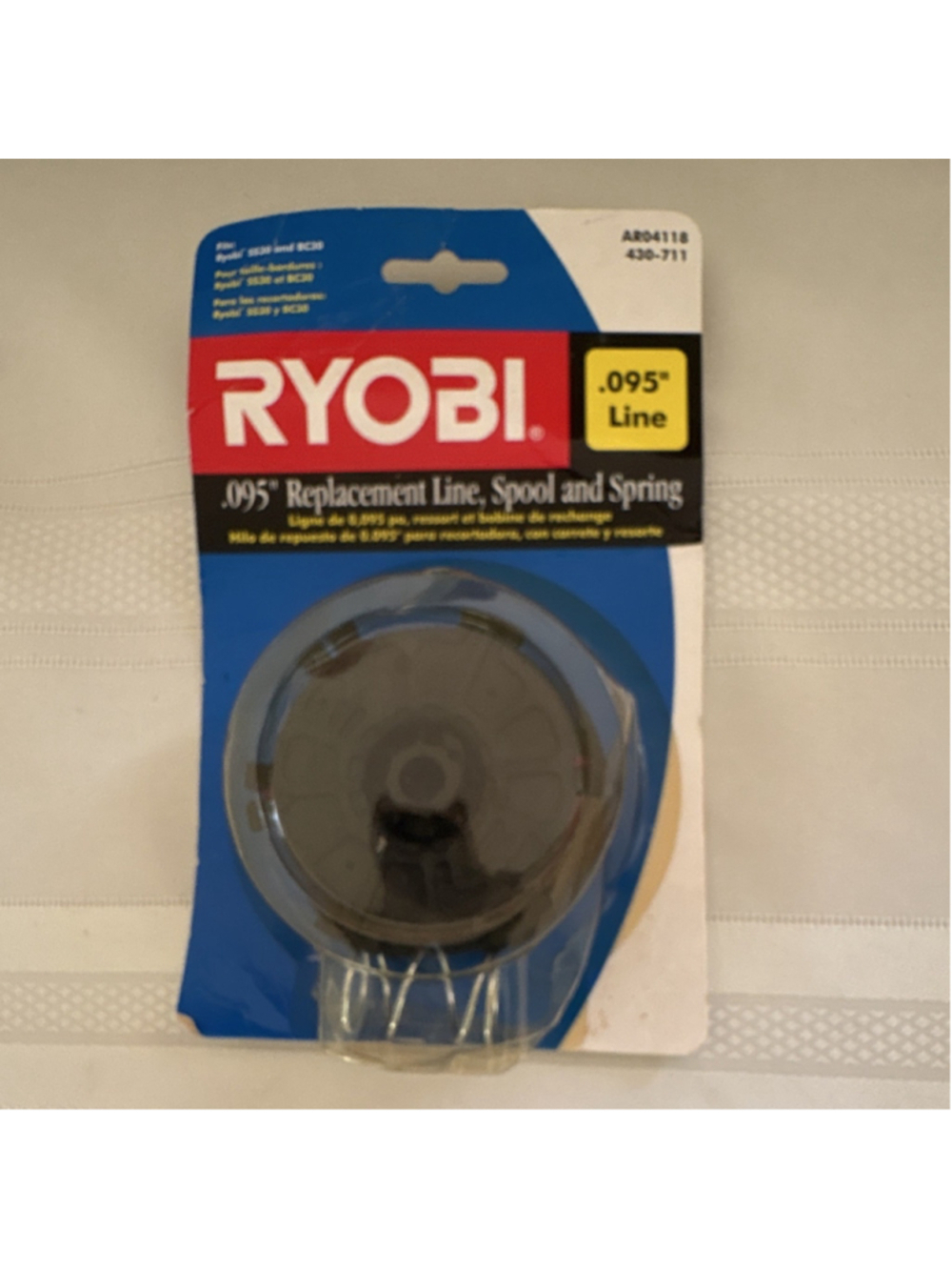 Ryobi Replacement Line, Spool and Spring for SS30, BC30 String Trimmers AR04118